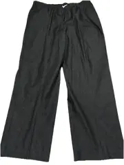 NWT Alfred Dunner Ladies Black Straight Leg Size 18W Stretch Proportioned Medium