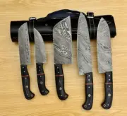 Hand Forged Damascus Steel Chef Knife Set, Kitchen Knives | Chef Knive Set,