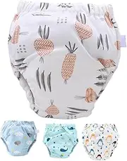 UPKOCH 4pcs Washable Diapers Soft Cotton Training Pants for Toddlers and Breathable Gentle Diaper for Lightweight Boy Girl Travel-friendly and Easy to Clean