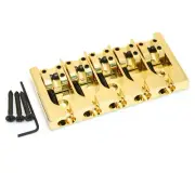 Hipshot Gold/Brass 5-string A Series Bass Bridge .750" String Spacing 5A500G