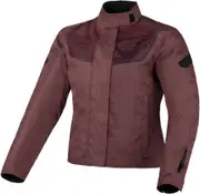 Macna Dromica, textile jacket waterproof women , color: Dark Red , size: S