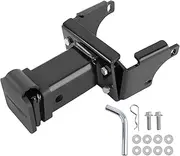 maXpeedingrods Class 3 Trailer Hitch, 2 Inch Receiver, Tow Hitch Receiver for Suzuki Eiger 400 / Vinson 500 2002-2007, King Quad 400 2008-2018 Black Powder Coated