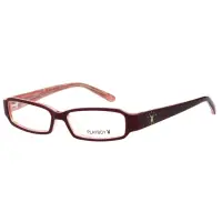 在飛比找momo購物網優惠-【PLAYBOY】時尚光學眼鏡PB85041(酒紅色)