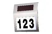 Stainless Steel Solar Powered House Number LED Light