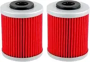 1/2 Pcs Motorcycle Oil Filter for SXS SMR 540 560 SC SMS SMC SXC Supermoto 625 650 Rally 660 Duke 690 Enduro R 2001-2011(2pcs-yellow)