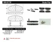 StopTech Disc Ultra-Premium Brake Pad Set for 88-00 Honda Civic 309.02730 (for: Honda)