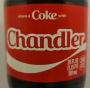 Share A Coke With Chandler 2025 Personalized Coca-Cola Coke Bottle