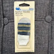 Dritz Leather Thimble For Quilting Sewing Crafts