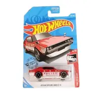 Hot Wheels HW Rescue 4/10 (2017) Red Nissan Skyline 2000 GT-R Police Car 160/250