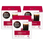 Nescafe Dolce Gusto Coffee Pods, Americano, 16 , Pack of 3