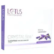 Lotus Crystal Spa Luxurious Pedicure & Manicure Lavender Kit For Women 798gm