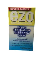 One Box Ezo Denture Cushions Upper Heavy 12 per box Discontinued NIB