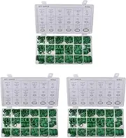 Byttlerom 1590Pcs Car R134A Car O-Ring Repair Automotive Air Conditioning Repair Rubber Sealant Box Set