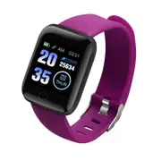 D13 Smart Watch Heart Rate Smart Wristband Sports Watches Smart Band Waterproof Smartwatch for Android iOS - purple