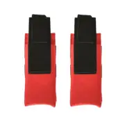 2pcs Tactical Molle Flashlight Pouch Magazine Pouches Airsoft Military Red Color