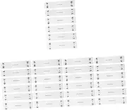COHEALI 5sets A-z Vertical Record Dividers 2-Pack Organizers Vinyl Labels for Collectible Discs Storage Cabinet Closet Drawer 6pcs*5