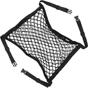 Alipis Front Car Seat Organizer Double Layer Mesh Pocket Storage Net for Automotive Essentials Easy Installation Durable Design for Items and Everyday Use