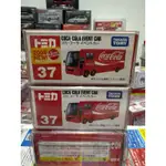 TOMICA  NO.37絕版COCA-COLA EVENT CAR 可口可樂車 新車貼