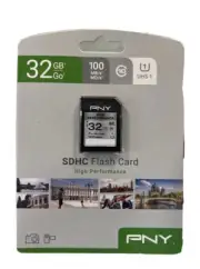 PNY Technologies 32GB High Performance UHS-I U1 Class 10 SDHC Memory Card