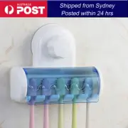 Toothbrush Holder wall Mounted with Super Strong Suction Cup Bathroom