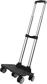 BaotyJie Portable Trolley for Luggage with Wheels, Ideal for Travel and School, Five Wheeled, as described
