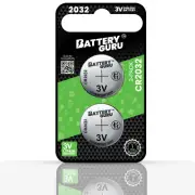 Battery Guru 3V Car Key Fob Remote Batteries