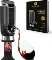 3-IN-1 Wine Dispenser Aerator and Vacuum Stopper - Electric Liquor Decanter - -