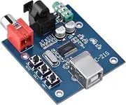 Cechoayuu PCM2704 USB DAC-S/PDIF HiFi Sound Card Decoder Board PCM2704 USB DAC to S/PDIF Decoder Board, 3.5mm Analog Output, F/PC Sound Quality Enhancement, USB Input