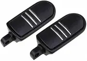 TDR 1 Pair Black Motorcycle Highway Passenger Foot Pegs Footrest for Davidson models 1984-2014