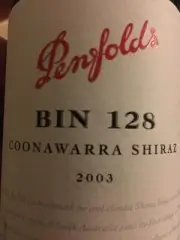 Penfolds Bin 128 Coonawarra Shiraz 2003