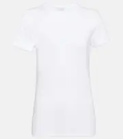 [Brunello Cucinelli] Brunello Cucinelli Cotton-blend T-shirt AU 14 white