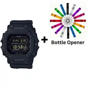 Casio G-Shock Mens Basic Black Series Digital Solar Watch Extra-Large Case GX56BB-1 Bottle Opener Bundle