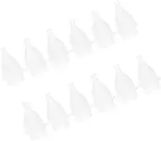 VICASKY 12 Silicone Nose Cleaner Tips Manual Nasal Suction for Newborns for Cold Symptom Relief