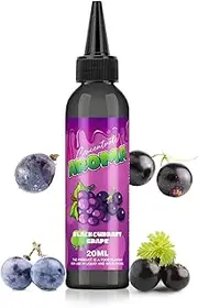 FURUN Blackcurrant Grape Aroma Concentrate 20 ml High Dose Food Flavour in 120 ml Bottle, Easy Mixing, for Cooking for Baking, Food & Drinks