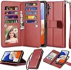 NJJEX Galaxy A14 5G Case| for Samsung Galaxy A14 5G Wallet Case| [9 Card Slots]