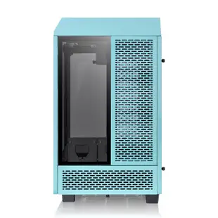 曜越 The Tower 100 ITX 全景直立式 迷你機殼 松石綠 CA-1R3-00SBWN-00