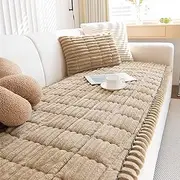 Pet Couch Cover Dogs Washable Non-Slip Couch Protector Pet Friendly Dog Mat for Couches and Sofas,Soft Couch Covers (Coffee, 70x210)