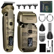 Foil Shavers for Men Beard Trimmer for Men Electric Razor for Men Bald Head H...
