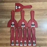 Lot 10 Red Devil 4" & 1.5" Putty Knife NEW