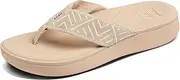 REEF Cushion Cloud TX Womens Flip Flop, Super Soft Molded Footbed, Arch Support.