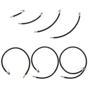10/20/30/40/60/80cm Car Air Hose Self-Locking Tire Air Chuck for Rubber Hose