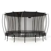 VULY Thunder 2 Jumbo 18ft Springless Trampoline with Enclosure - Round Kids Trampolines Bundle With Shade Cover