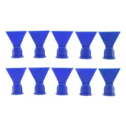 10 Pieces/Set Silicone Nozzles Shape Cone Nozzles External Teeth 14.5mm