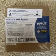 Tripp Lite U344-001-VGA USB 3.0 SuperSpeed to VGA Graphic Adapter, Black NEW