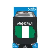 Nigeria Country Flag Nationality - Stubby Holder With Base