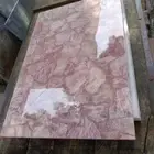 Rose Quartz Stone Dining Table Crystal Healing Gemstone Kitchen Slab Decor