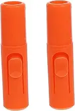 TOGEVAL 2pcs Mop Rod End Adapter Quick Connect Plastic Handle Replacement for Broom Poles Easy Swap Design for Various Cleaning Brushes Compact Storage Stable Locking Mechanism