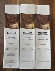 3 PACK Sub-Zero 7012333 Ice Maker Refrigerator Water Filter - White USA