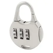 Packsack Password Lock Resettable 3 Dial Digits Combination Padlock Light Khaki
