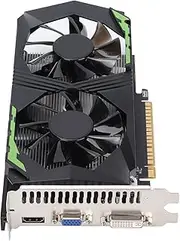 Graphics Card, 128bit 4GB DDR5 1250MHz PCI Express 2.0 Gaming Graphics, 900MHz 1250MHz 3D API DirectX 12 for NVIDIA Desktop Graphics Card for Gaming